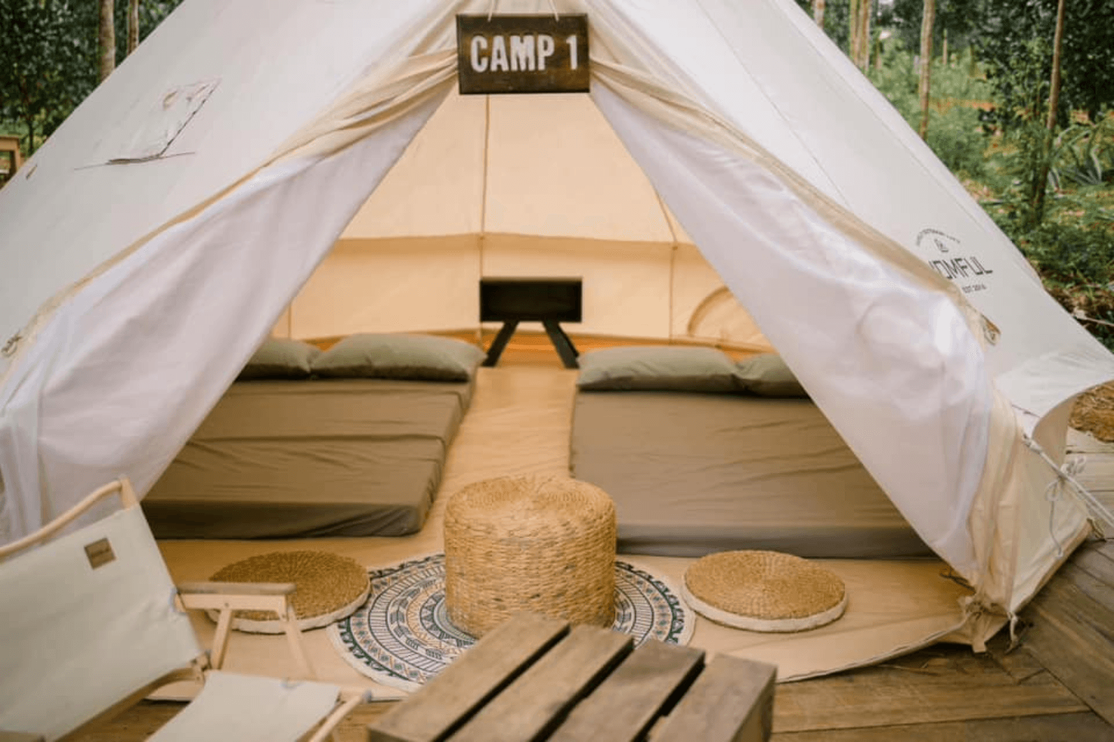 Quảng Bình cũng có nhiều điểm cắm trại dịch vụ