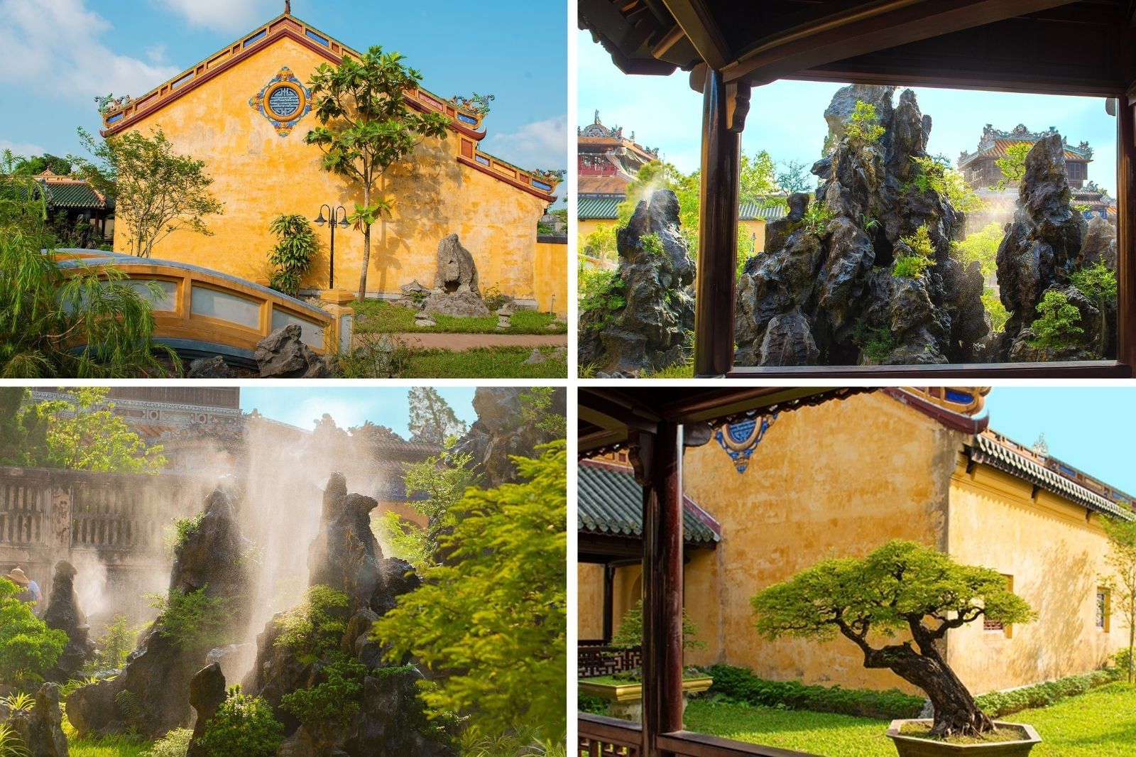 Quang cảnh ở vườn Thiệu Phương