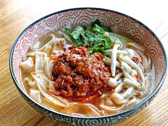 Bún gạo nước lèo ở Lào