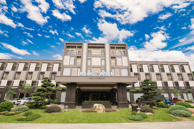 Mặt tiền khu nghỉ dưỡng Bang Onsen Spa & Resort 