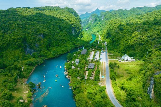 Hình ảnh trên cao của thung lũng Hava 