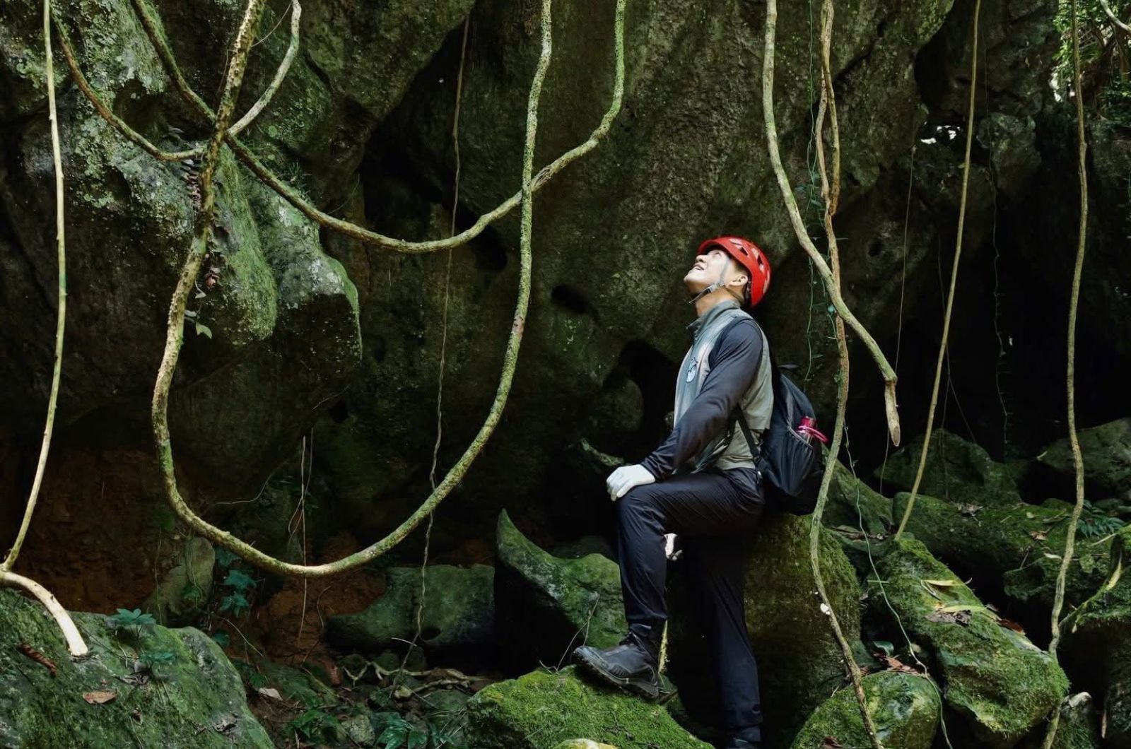 Participating in trekking tours
