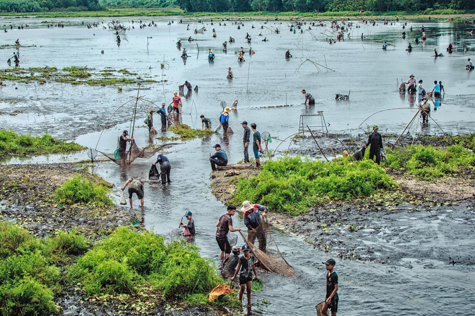 Tham gia lễ hội "Phá Trằm" độc đáo