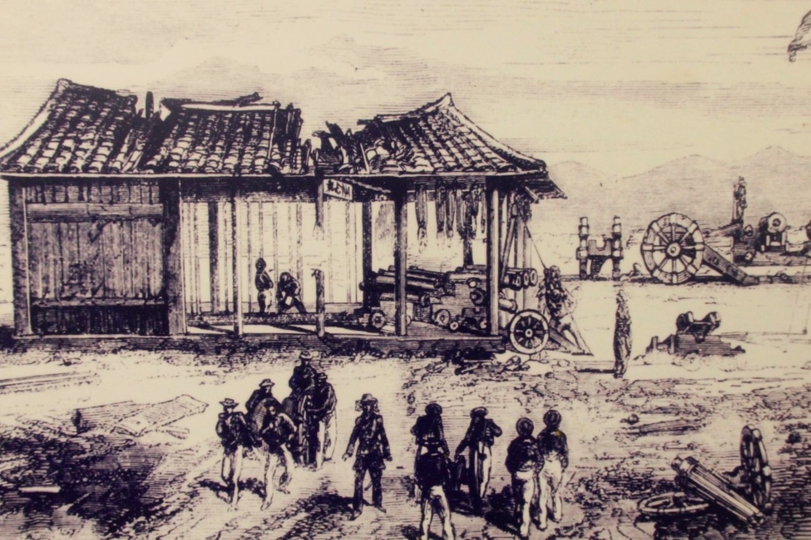 Thành Điện Hải khi bị quân Pháp đánh chiếm