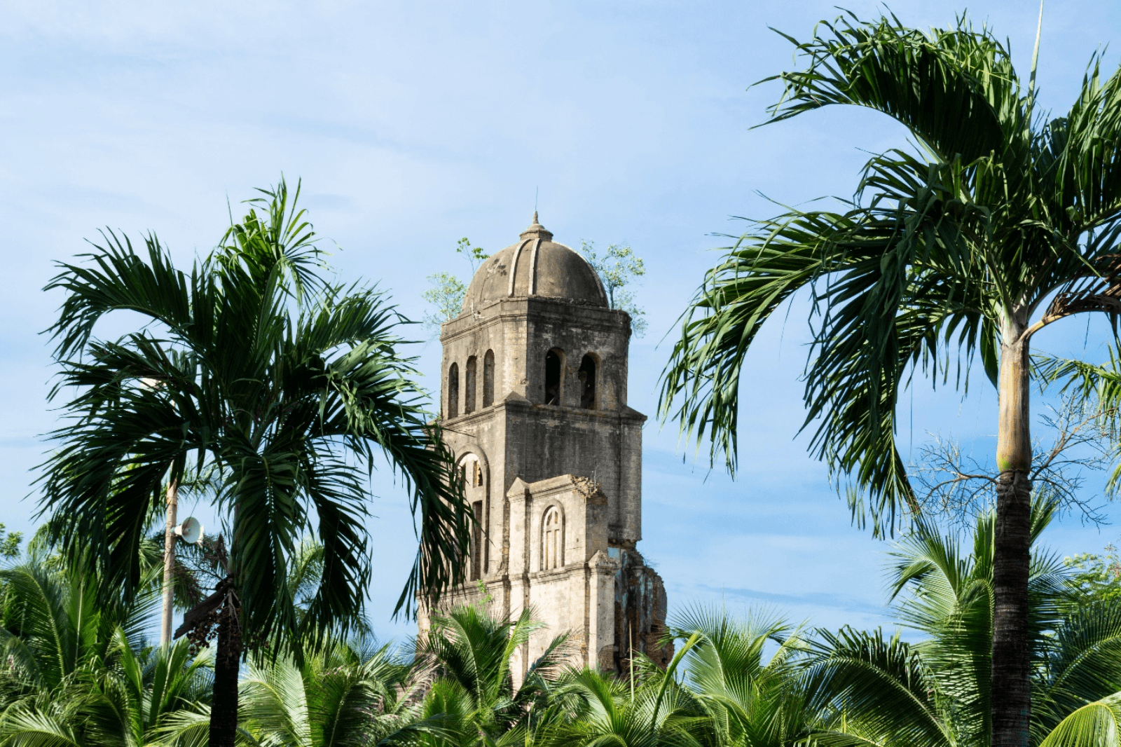 Tháp chuông của di tích nhà thờ Tam Tòa