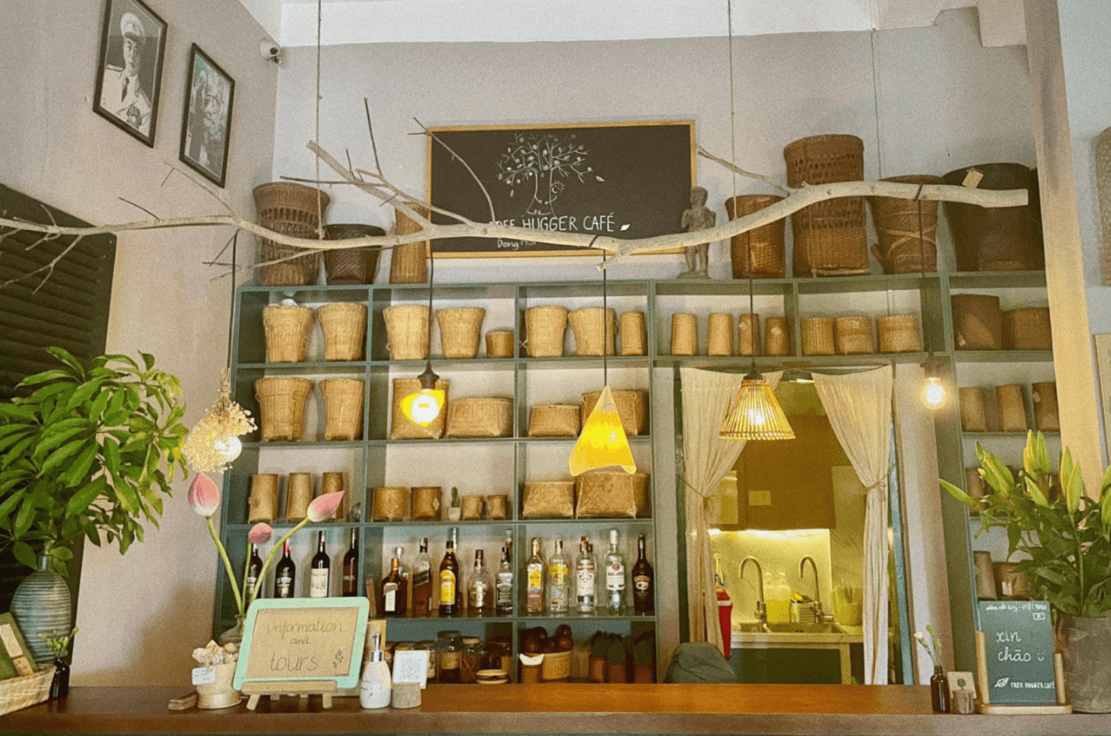The Tree Hugger Café thu hút thực khách với phong cách decor độc đáo
