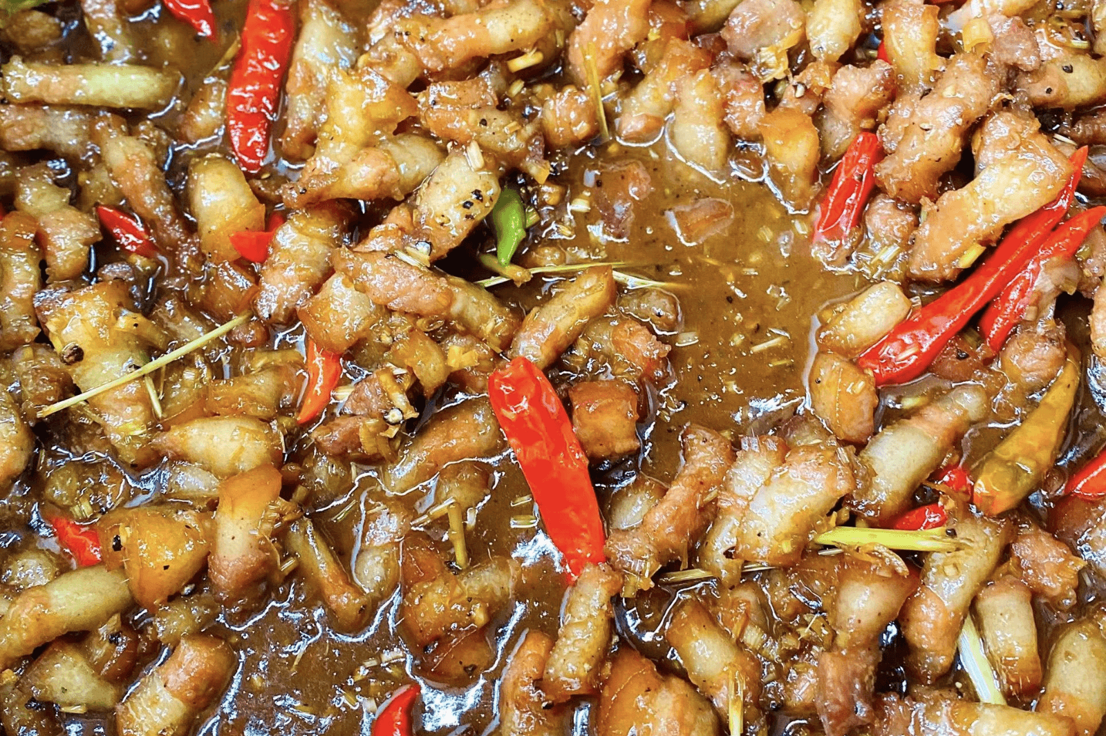 Thịt kho mắm ruốc 