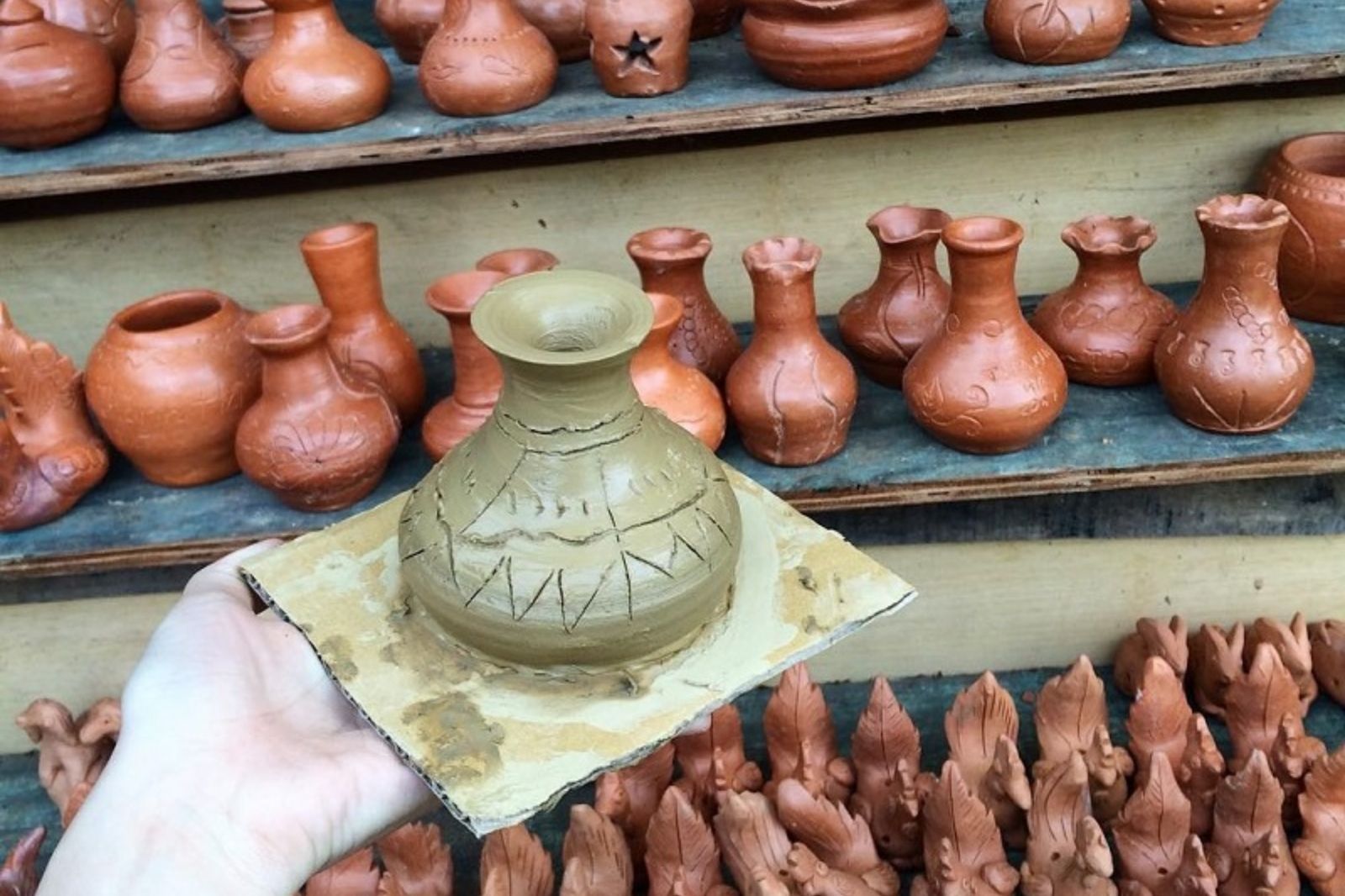 Thử sức với làm gốm thủ công  