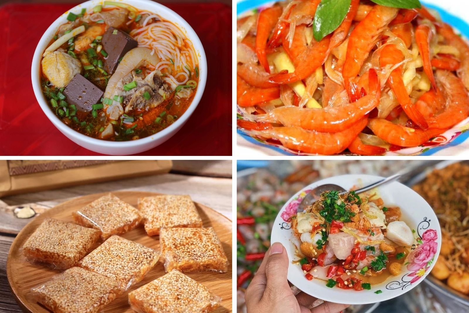 Thưởng thức ẩm thực và đặc sản Huế làm quà