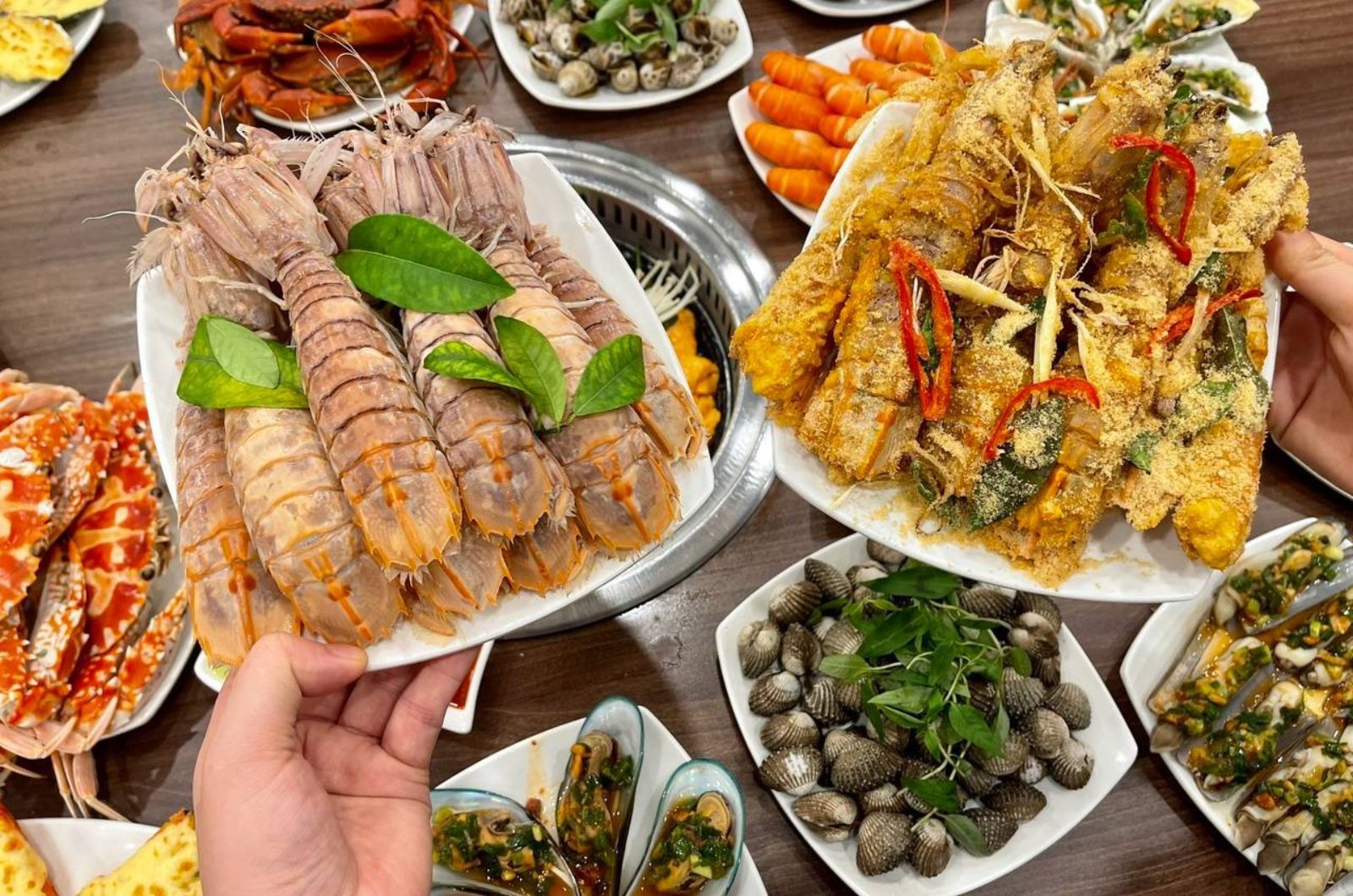 바이사오 레스토랑에서 해산물 즐기기