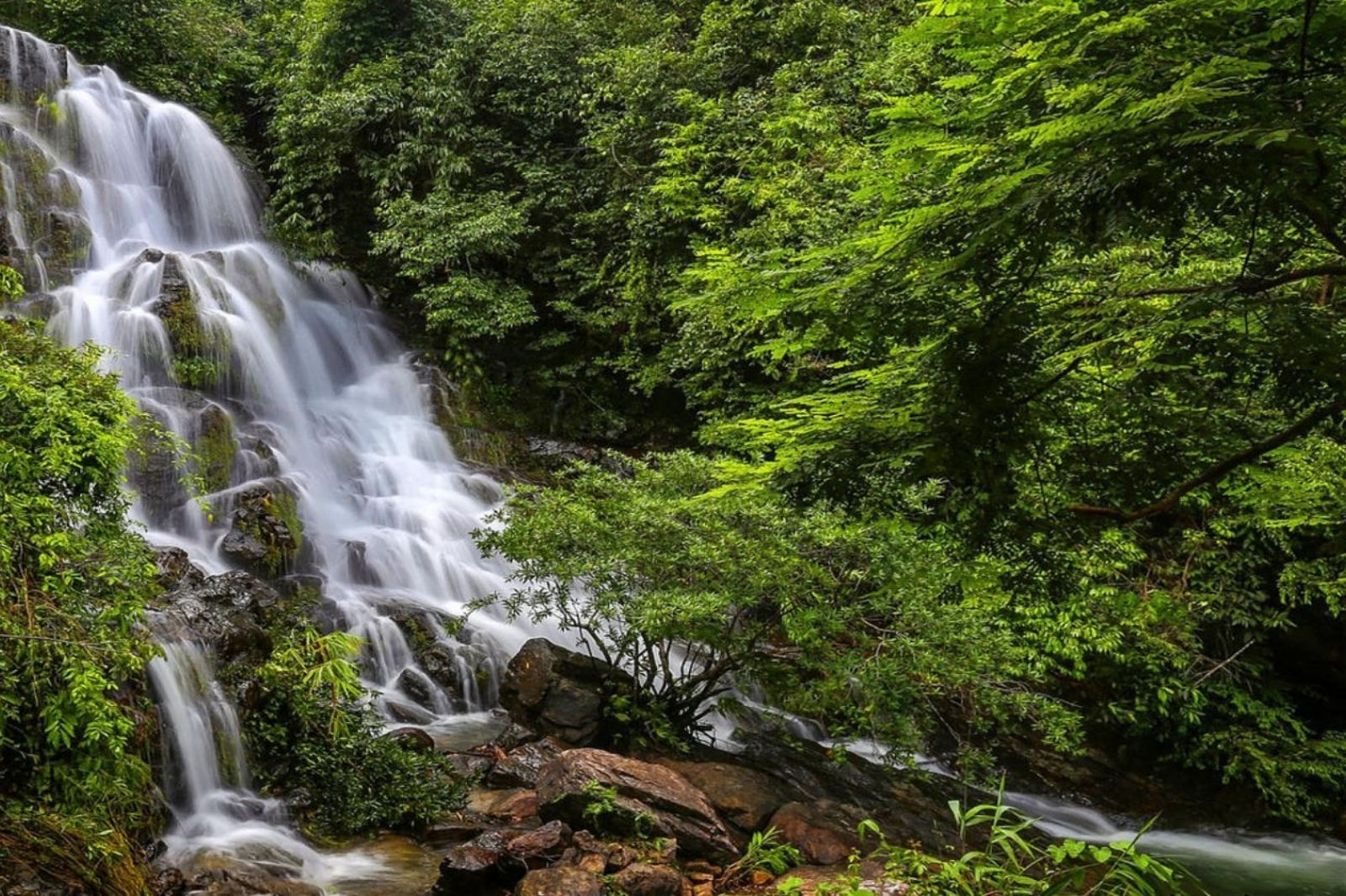 Vẻ đẹp đầy sức sống của Thác Gió 