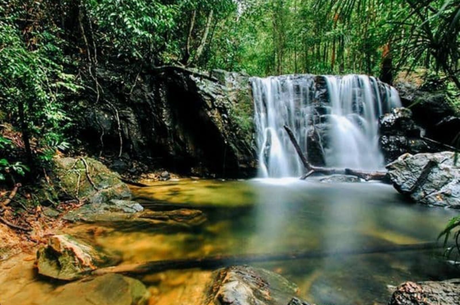 Vẻ đẹp tự nhiên của suối Tranh vào những ngày hè