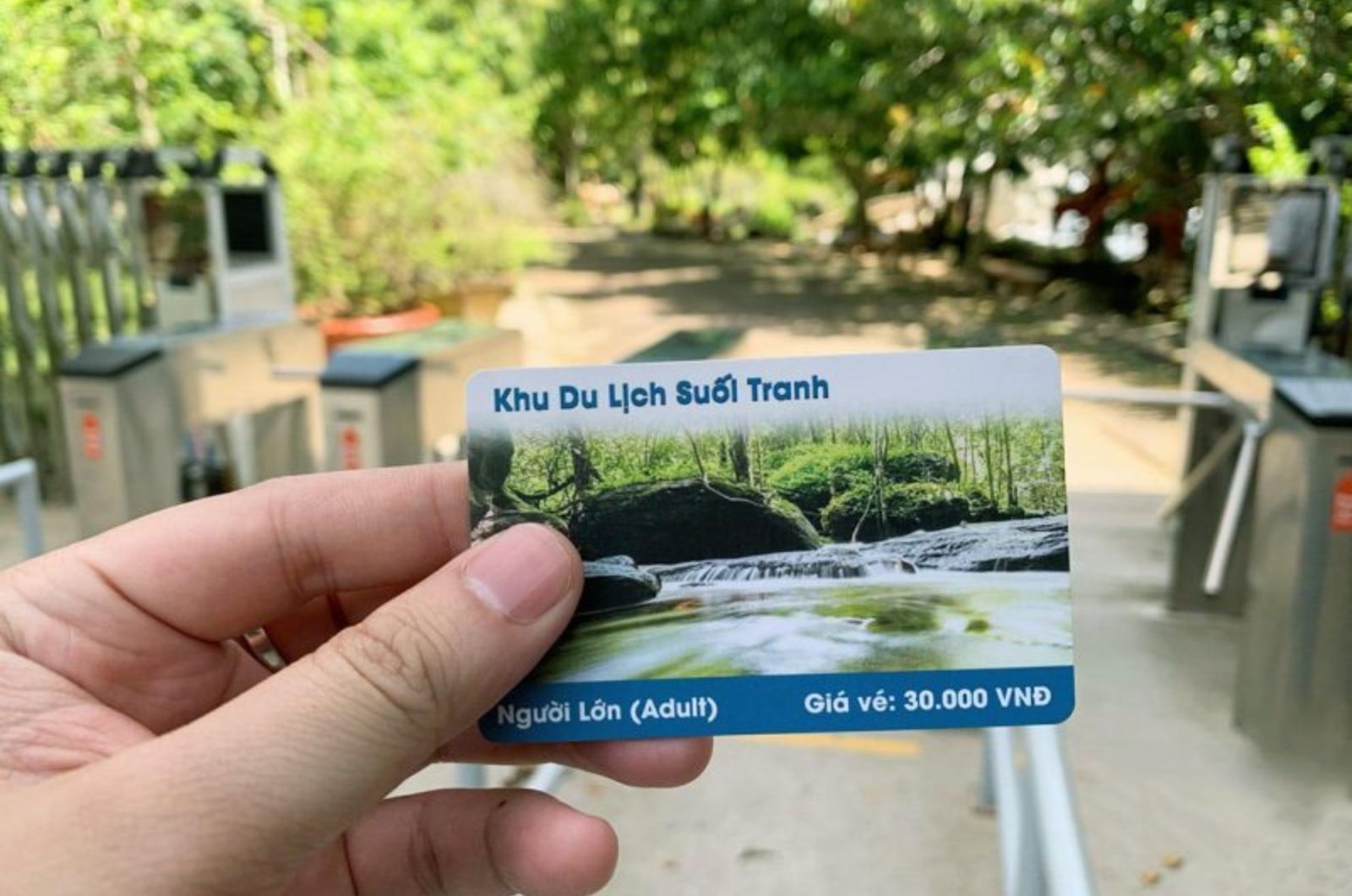 Vé vào khu du lịch suối Tranh