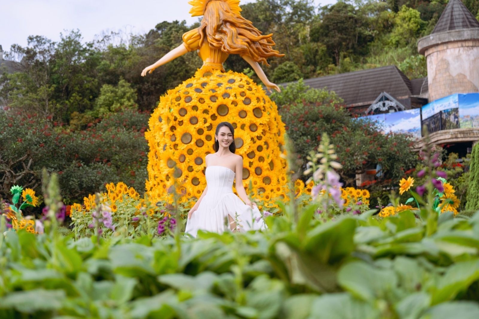 Vườn hoa Le Jardin d’Amour với vẻ đẹp nên thơ