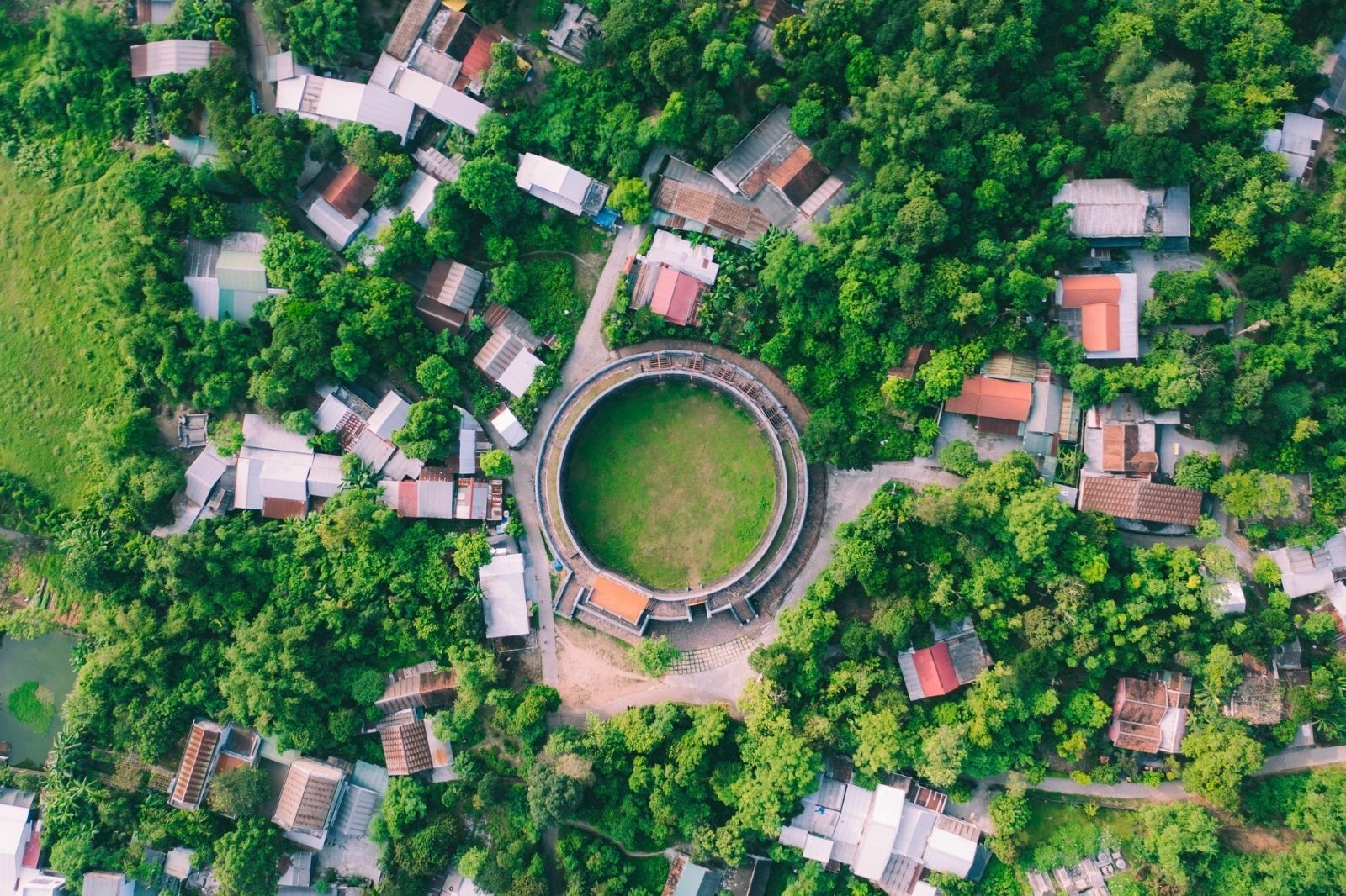 Đấu trường Hổ Quyền được xây dựng vào thời vua Minh Mạng