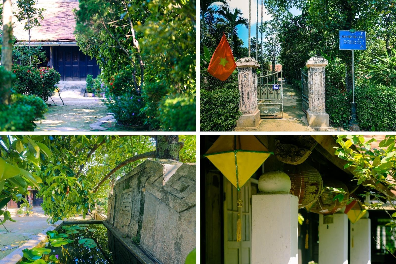 Xuân Viên Tiểu Cung được xây dựng theo bố cục truyền thống  